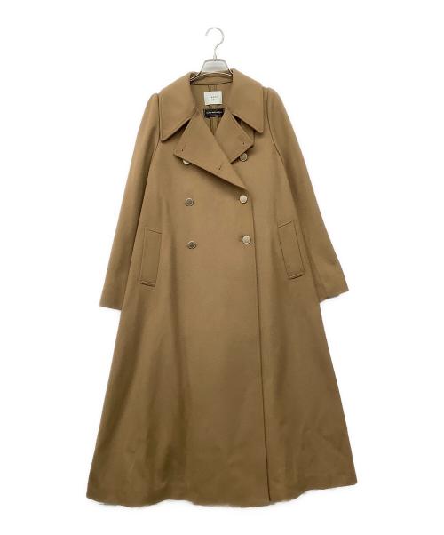 Ameri（アメリ）AMERI (アメリ) CHARME FLARE LONG COAT ブラウン サイズ:Mの古着・服飾アイテム