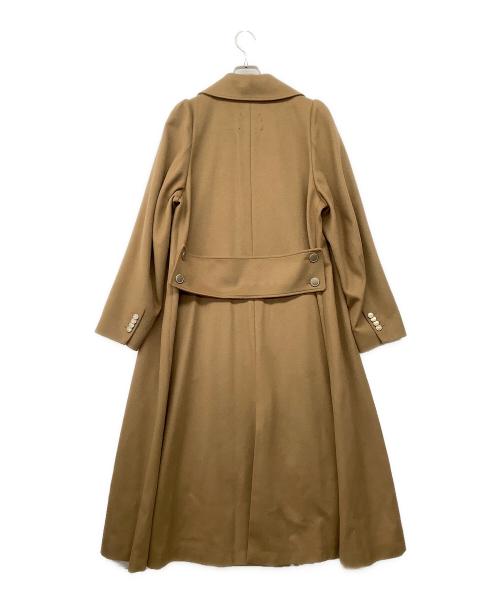 Ameri（アメリ）AMERI (アメリ) CHARME FLARE LONG COAT ブラウン サイズ:Mの古着・服飾アイテム