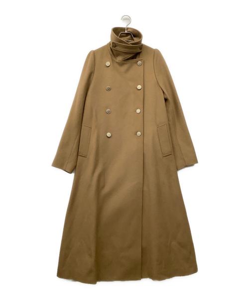 Ameri（アメリ）AMERI (アメリ) CHARME FLARE LONG COAT ブラウン サイズ:Mの古着・服飾アイテム