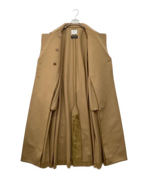 Ameri（アメリ）AMERI (アメリ) CHARME FLARE LONG COAT ブラウン サイズ:Mの古着・服飾アイテム