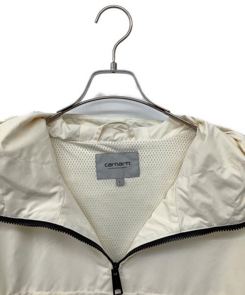 Carhartt WIP（カーハート ワーク イン プログレス）CARHARTT WIP (カーハート ワーク イン プログレス) ウインドブレーカープルオーバー アイボリー サイズ:Lの古着・服飾アイテム