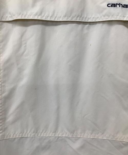 Carhartt WIP（カーハート ワーク イン プログレス）CARHARTT WIP (カーハート ワーク イン プログレス) ウインドブレーカープルオーバー アイボリー サイズ:Lの古着・服飾アイテム