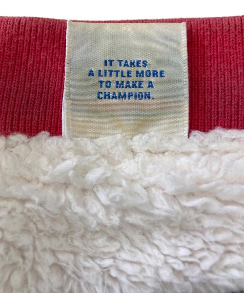 Champion（チャンピオン）Champion (チャンピオン) stussy (ステューシー) 裏ボアアワードジャケット レッド サイズ:Sの古着・服飾アイテム