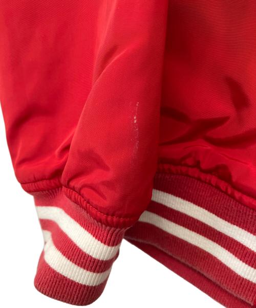 Champion（チャンピオン）Champion (チャンピオン) stussy (ステューシー) 裏ボアアワードジャケット レッド サイズ:Sの古着・服飾アイテム