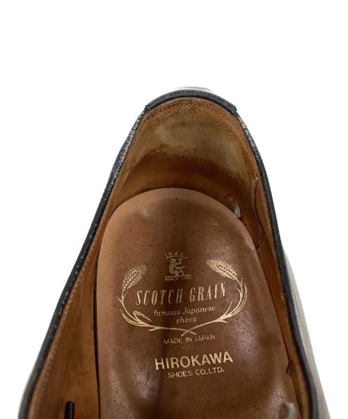 SCOTCH GRAIN（スコッチグレイン）SCOTCH GRAIN (スコッチグレイン) 内羽根Uチップシューズ ブラック サイズ:26.5cmの古着・服飾アイテム