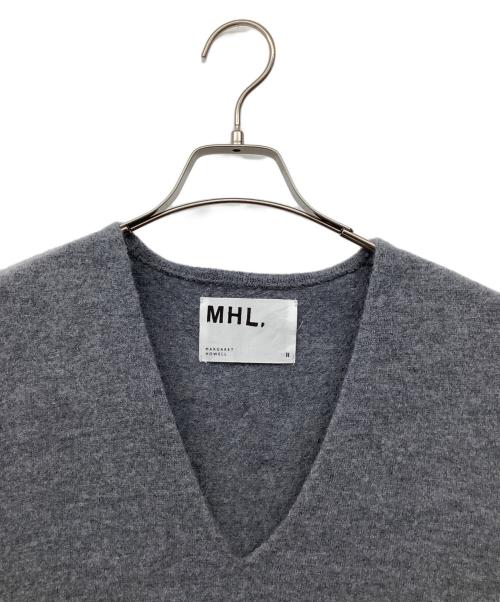 MHL（マーガレットハウエル）MHL (マーガレットハウエル) FELTED DRY WOOL KNITWEAR VEST WOMENS グレー サイズ:2の古着・服飾アイテム