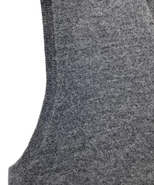 MHL（マーガレットハウエル）MHL (マーガレットハウエル) FELTED DRY WOOL KNITWEAR VEST WOMENS グレー サイズ:2の古着・服飾アイテム