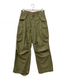 WINFIELD MFG（ウィンフィールド・マニュファクチャリング）の古着「70's M-65フィールドカーゴパンツ」｜オリーブ