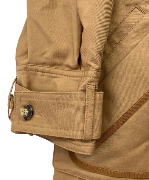 UN3D.（アンスリード）UN3D. (アンスリード) 	LAYERED POCKET TRENCH CT ブラウン サイズ:FREEの古着・服飾アイテム