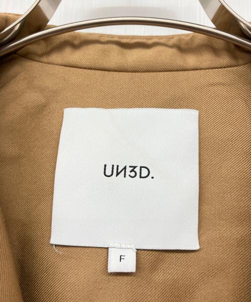 UN3D.（アンスリード）UN3D. (アンスリード) 	LAYERED POCKET TRENCH CT ブラウン サイズ:FREEの古着・服飾アイテム