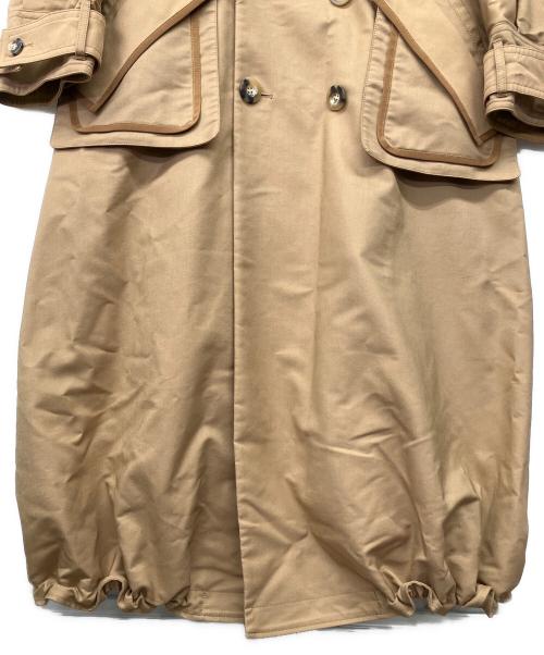 UN3D.（アンスリード）UN3D. (アンスリード) 	LAYERED POCKET TRENCH CT ブラウン サイズ:FREEの古着・服飾アイテム