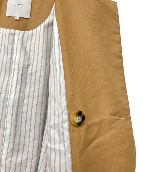 UN3D.（アンスリード）UN3D. (アンスリード) 	LAYERED POCKET TRENCH CT ブラウン サイズ:FREEの古着・服飾アイテム