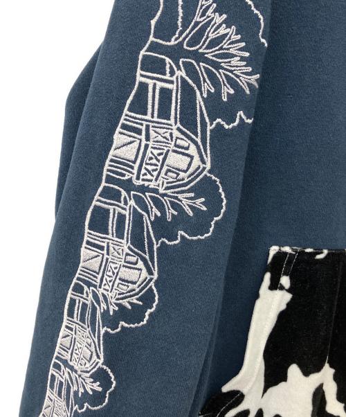 A BATHING APE（アベイシングエイプ）A BATHING APE (アベイシングエイプ) HOLSTEIN FULL ZIP HOODIE ネイビー サイズ:Mの古着・服飾アイテム