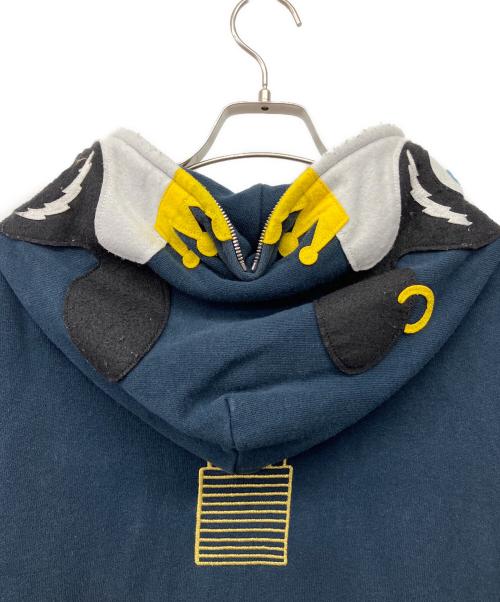 A BATHING APE（アベイシングエイプ）A BATHING APE (アベイシングエイプ) HOLSTEIN FULL ZIP HOODIE ネイビー サイズ:Mの古着・服飾アイテム