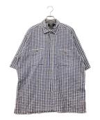 RRLダブルアールエル）の古着「90's S/S CHECK SHIRTS」｜ネイビー×ホワイト