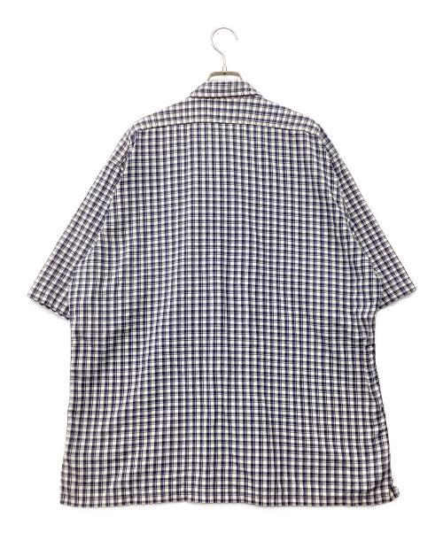 RRL（ダブルアールエル）RRL (ダブルアールエル) 90's S/S CHECK SHIRTS ネイビー×ホワイト サイズ:Lの古着・服飾アイテム