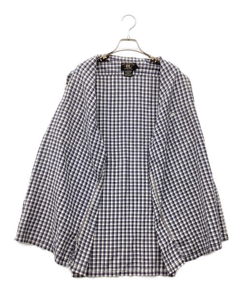 RRL（ダブルアールエル）RRL (ダブルアールエル) 90's S/S CHECK SHIRTS ネイビー×ホワイト サイズ:Lの古着・服飾アイテム