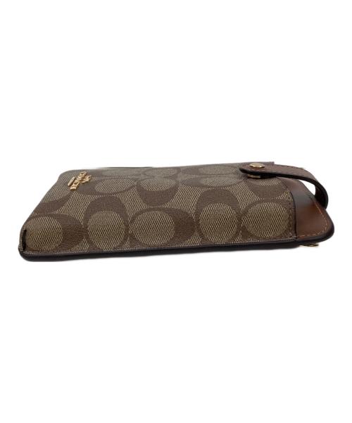 COACH（コーチ）COACH (コーチ) スマホショルダーポーチ ブラウンの古着・服飾アイテム