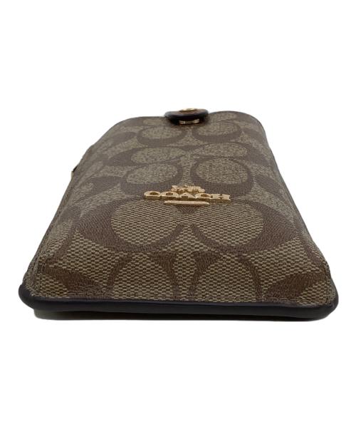 COACH（コーチ）COACH (コーチ) スマホショルダーポーチ ブラウンの古着・服飾アイテム