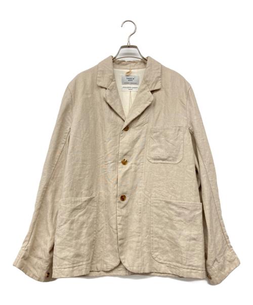 YAECA WRITE（ヤエカ ライト）YAECA WRITE (ヤエカ ライト) リネン3Bセットアップスーツ ベージュ サイズ:Mの古着・服飾アイテム