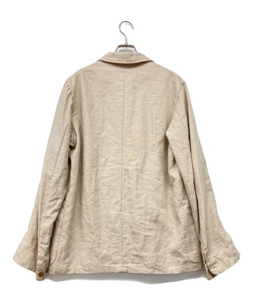 YAECA WRITE（ヤエカ ライト）YAECA WRITE (ヤエカ ライト) リネン3Bセットアップスーツ ベージュ サイズ:Mの古着・服飾アイテム