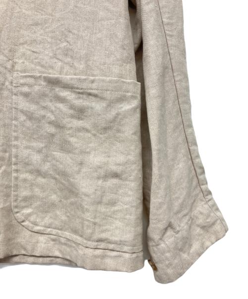 YAECA WRITE（ヤエカ ライト）YAECA WRITE (ヤエカ ライト) リネン3Bセットアップスーツ ベージュ サイズ:Mの古着・服飾アイテム