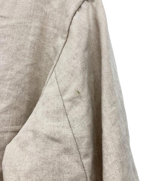 YAECA WRITE（ヤエカ ライト）YAECA WRITE (ヤエカ ライト) リネン3Bセットアップスーツ ベージュ サイズ:Mの古着・服飾アイテム