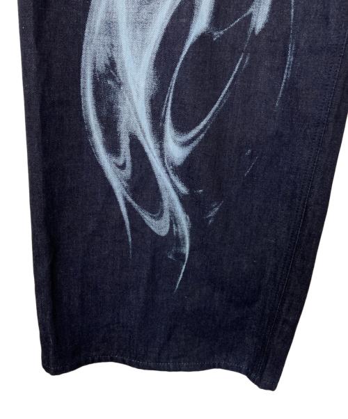 hatra（ハトラ）hatra (ハトラ) Refract Bleach Denim [navy] インディゴ サイズ:3の古着・服飾アイテム