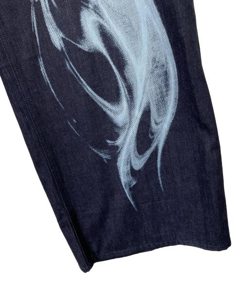 hatra（ハトラ）hatra (ハトラ) Refract Bleach Denim [navy] インディゴ サイズ:3の古着・服飾アイテム