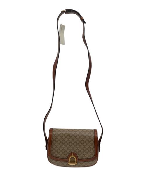 CELINE（セリーヌ）CELINE (セリーヌ) ターンロックショルダーバッグ ブラウンの古着・服飾アイテム