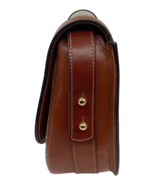CELINE（セリーヌ）CELINE (セリーヌ) ターンロックショルダーバッグ ブラウンの古着・服飾アイテム