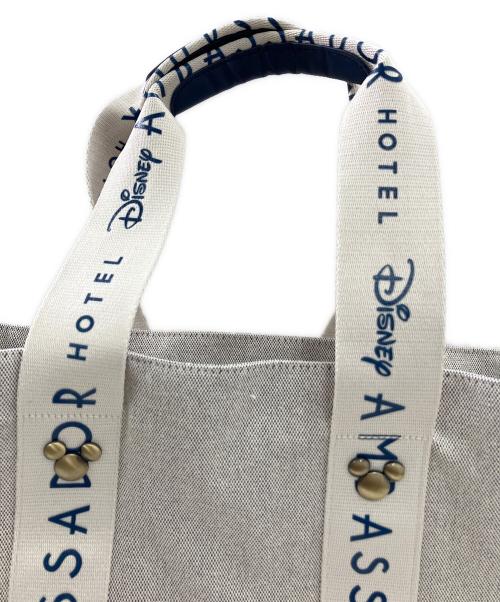 Disney AMBASSADOR HOTEL（ディズニーアンバサダーホテル）Disney AMBASSADOR HOTEL (ディズニーアンバサダーホテル) 2WAYバッグ アイボリー×ネイビーの古着・服飾アイテム