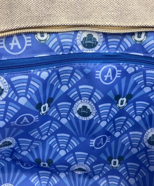 Disney AMBASSADOR HOTEL（ディズニーアンバサダーホテル）Disney AMBASSADOR HOTEL (ディズニーアンバサダーホテル) 2WAYバッグ アイボリー×ネイビーの古着・服飾アイテム