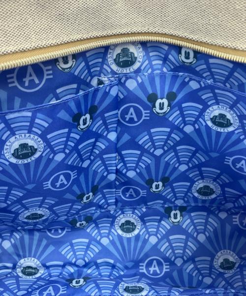Disney AMBASSADOR HOTEL（ディズニーアンバサダーホテル）Disney AMBASSADOR HOTEL (ディズニーアンバサダーホテル) 2WAYバッグ アイボリー×ネイビーの古着・服飾アイテム