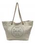TORY BURCH（トリーバーチ）の古着「チェーントートバッグ」｜アイボリー