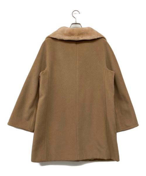 MaxMara（マックスマーラ）MaxMara (マックスマーラ) ウールコート ベージュ サイズ:38の古着・服飾アイテム