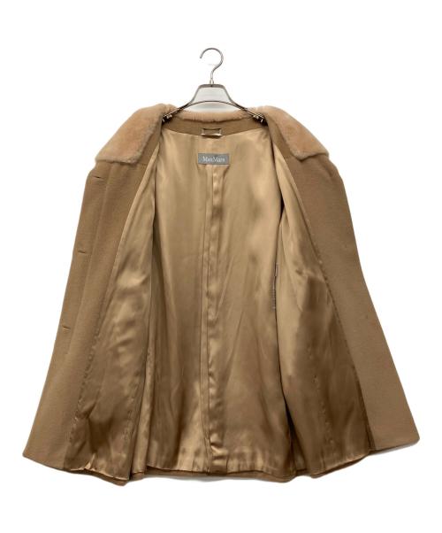 MaxMara（マックスマーラ）MaxMara (マックスマーラ) ウールコート ベージュ サイズ:38の古着・服飾アイテム