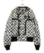 Hysteric Glamourヒステリックグラマー）の古着「フライトジャケット」｜ホワイト×ブラック