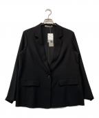 theory luxeセオリーリュクス）の古着「バックサテンリラックスジャケット」｜ブラック