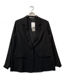 theory luxe（セオリーリュクス）の古着「バックサテンリラックスジャケット」｜ブラック