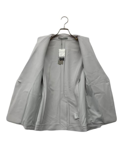 theory luxe（セオリーリュクス）theory luxe (セオリーリュクス) ドレープテーラードジャケット ライトグレー サイズ:38の古着・服飾アイテム
