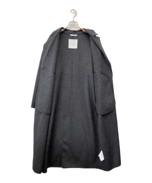 emmi（エミ）emmi (エミ) Super160ウールリバーロングコート グレー 未使用品の古着・服飾アイテム