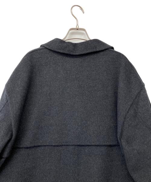 emmi（エミ）emmi (エミ) Super160ウールリバーロングコート グレー 未使用品の古着・服飾アイテム
