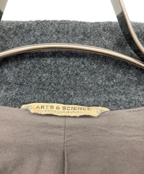 ARTS&SCIENCE（アーツアンドサイエンス）ARTS&SCIENCE (アーツアンドサイエンス) チェスターコート グレー サイズ:１の古着・服飾アイテム