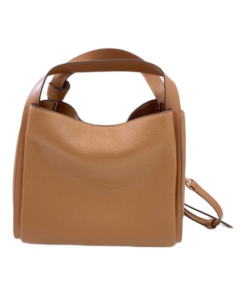 Kate Spade（ケイトスペード）Kate Spade (ケイトスペード) ノット コンバーチブル キャリーオール ブラウンの古着・服飾アイテム