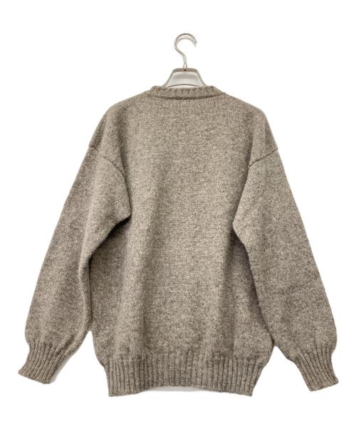 Jamieson’s Knitwear（ジャミーソンズニットウェア）Jamieson’s Knitwear (ジャミーソンズニットウェア) クルーネックニット グレー サイズ:Mの古着・服飾アイテム