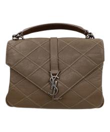 Saint Laurent Paris（サンローランパリ）の古着「COLLEGE MEDIUM」｜ブラウン