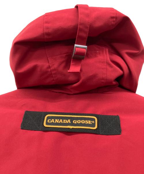 CANADA GOOSE（カナダグース）CANADA GOOSE (カナダグース) CANMORE PARKA レッド サイズ:Sの古着・服飾アイテム
