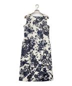 MACKINTOSH LONDONマッキントッシュ ロンドン）の古着「ノースリーブワンピース」｜ホワイト×ネイビー