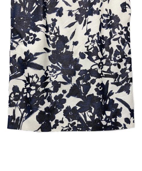 MACKINTOSH LONDON（マッキントッシュ ロンドン）MACKINTOSH LONDON (マッキントッシュ ロンドン) ノースリーブワンピース ホワイト×ネイビー サイズ:38 未使用品の古着・服飾アイテム